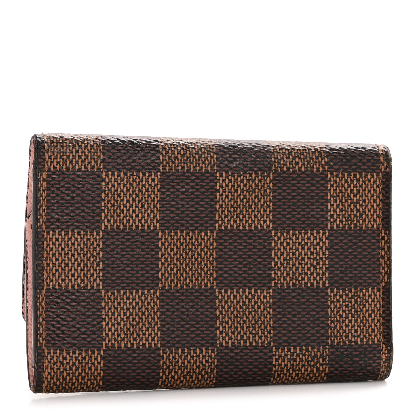 Damier Ebene Multicles 6 Key Holder Rose Ballerine