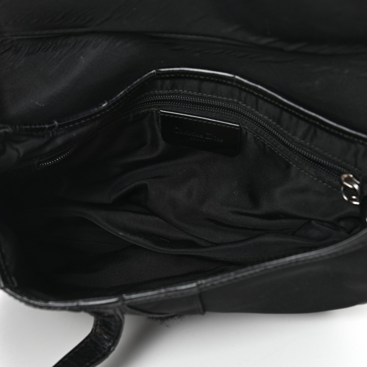 Christian Dior Nylon Saddle Bag Black 4 of 11