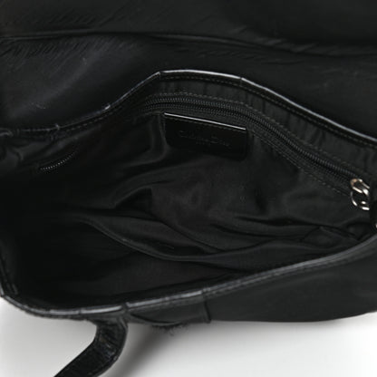 Christian Dior Nylon Saddle Bag Black 4 of 11