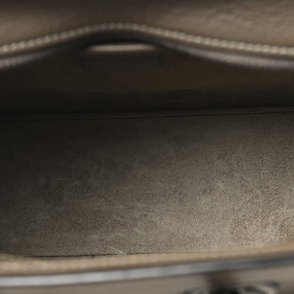 Celine Drummed Calfskin Nano Luggage Souris 4 of 12
