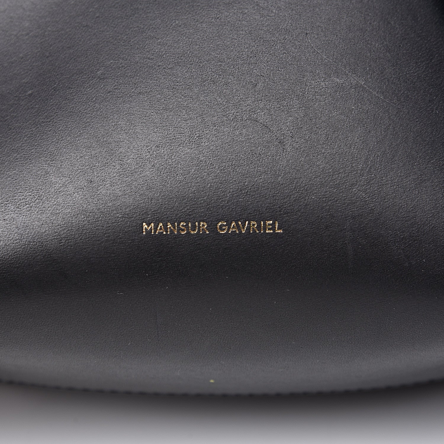 Mansur Gavriel Vegetable Tanned Mini Mini Bucket Bag Black Flamma 6 of 10