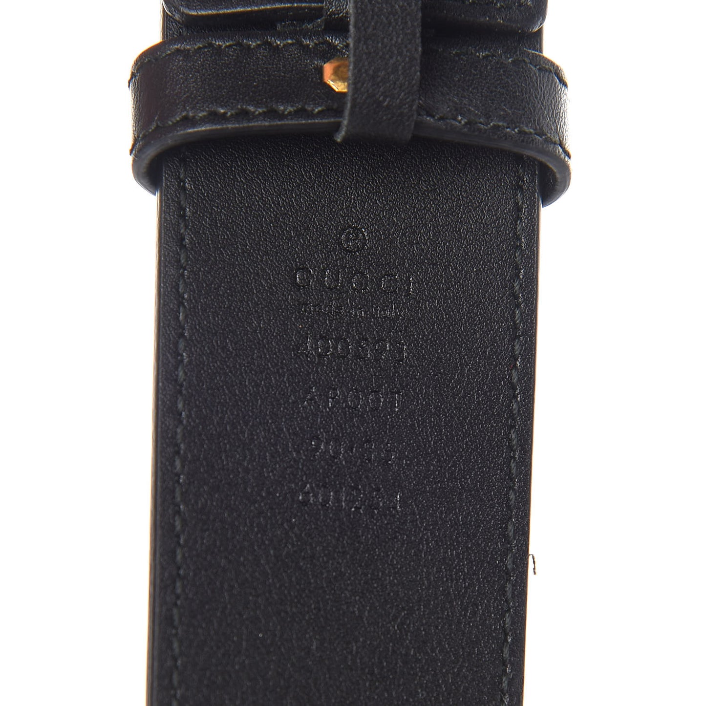Calfskin Double G 40mm Belt 90 36 Black
