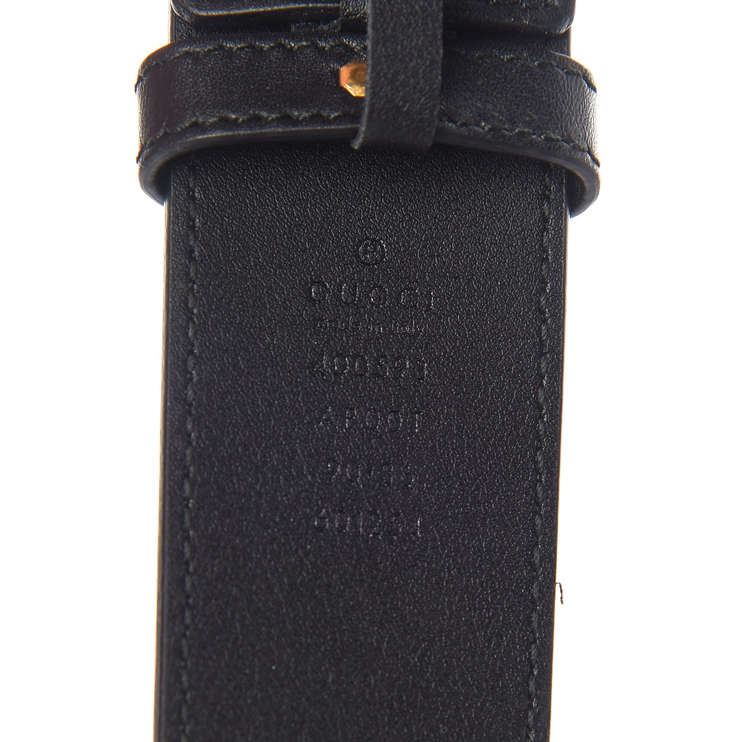 Gucci Calfskin Double G 40mm Belt 90 36 Black 3 of 6