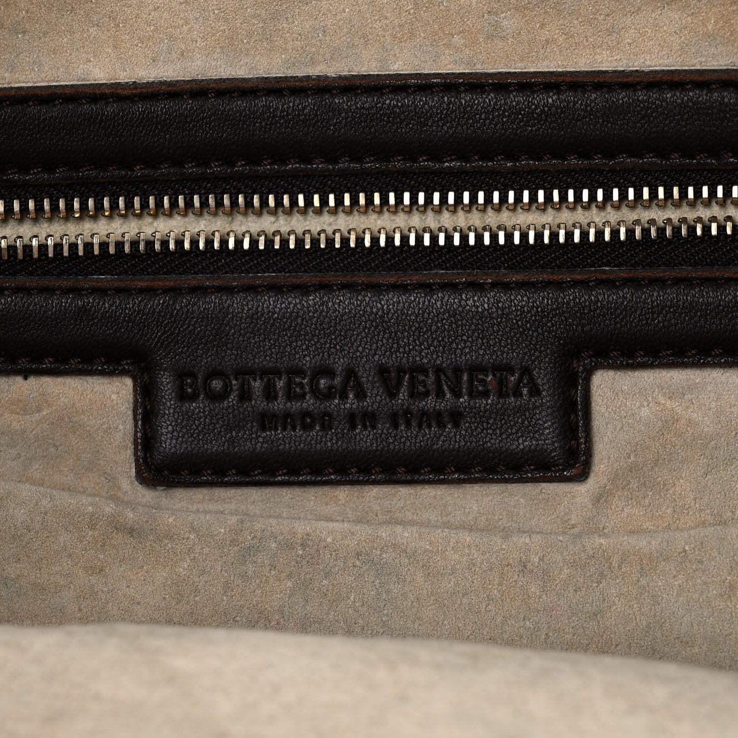 Nappa Intrecciato Large Veneta Hobo Ebano
