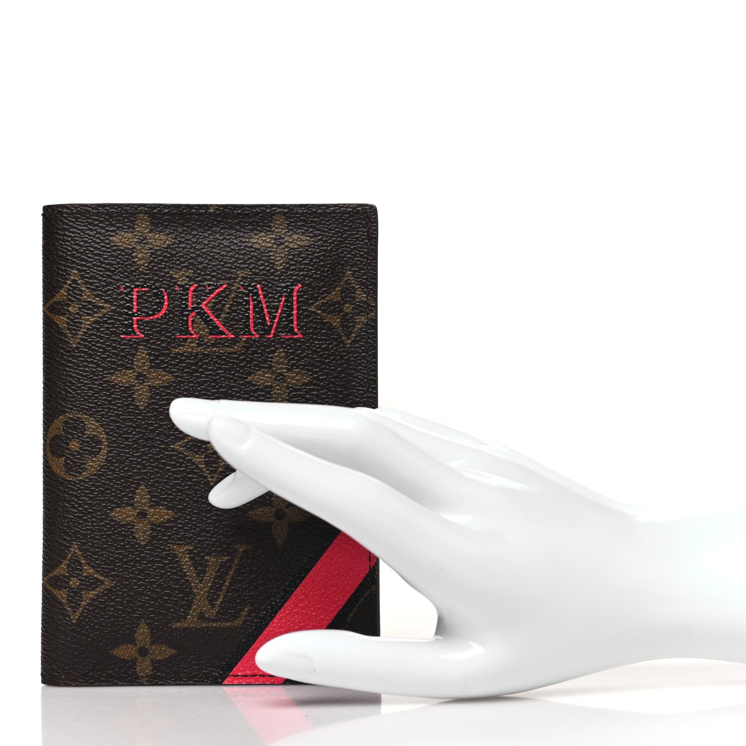 Louis Vuitton Monogram My LV Heritage Passport Cover Fuchsia Black 2 of 8