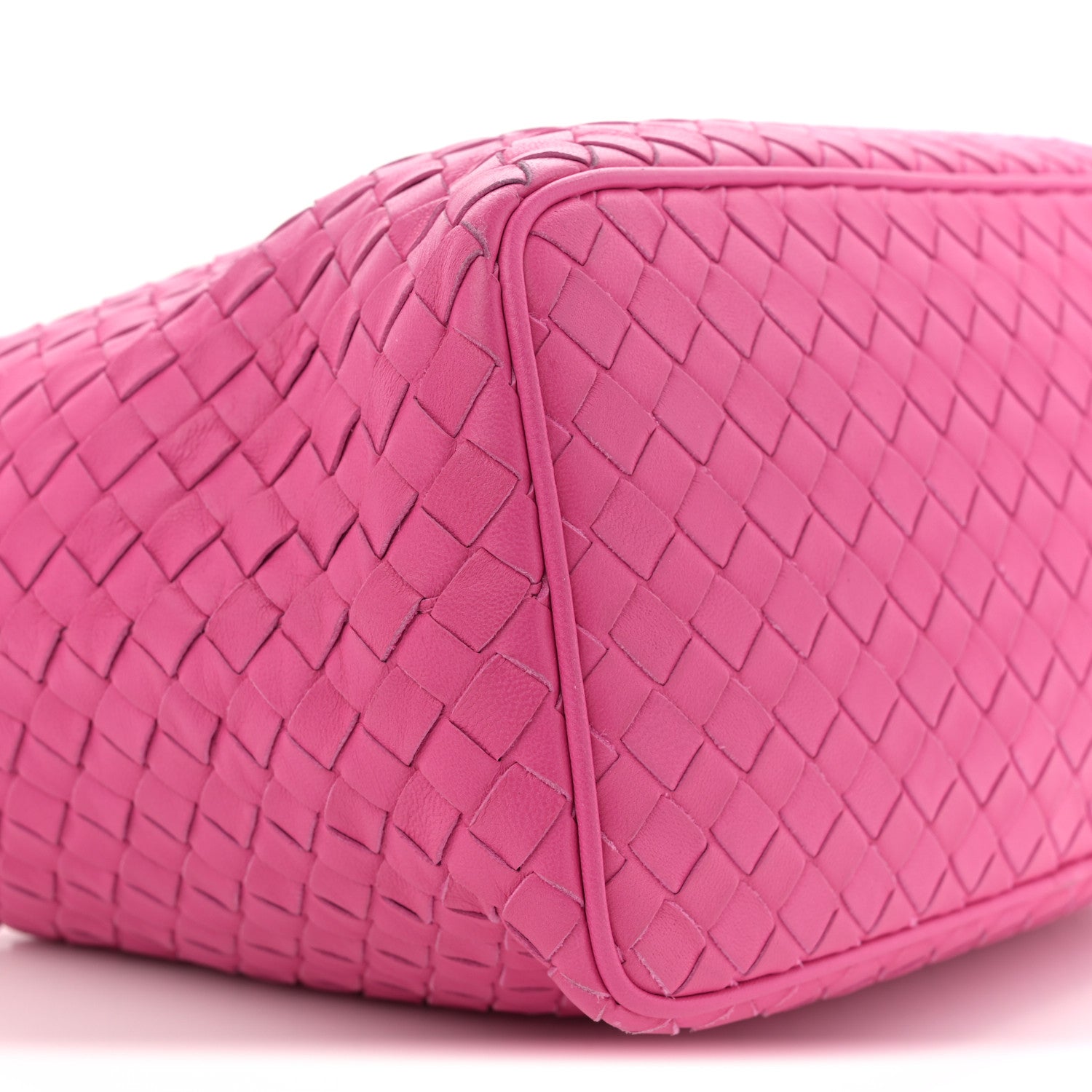 Bottega Veneta Nappa Intrecciato Small Shoulder Bag Rosa Shock 8 of 9