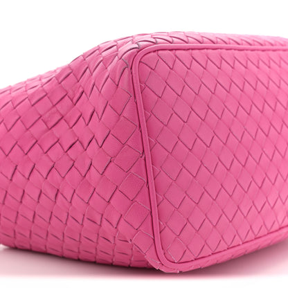 Bottega Veneta Nappa Intrecciato Small Shoulder Bag Rosa Shock 8 of 9