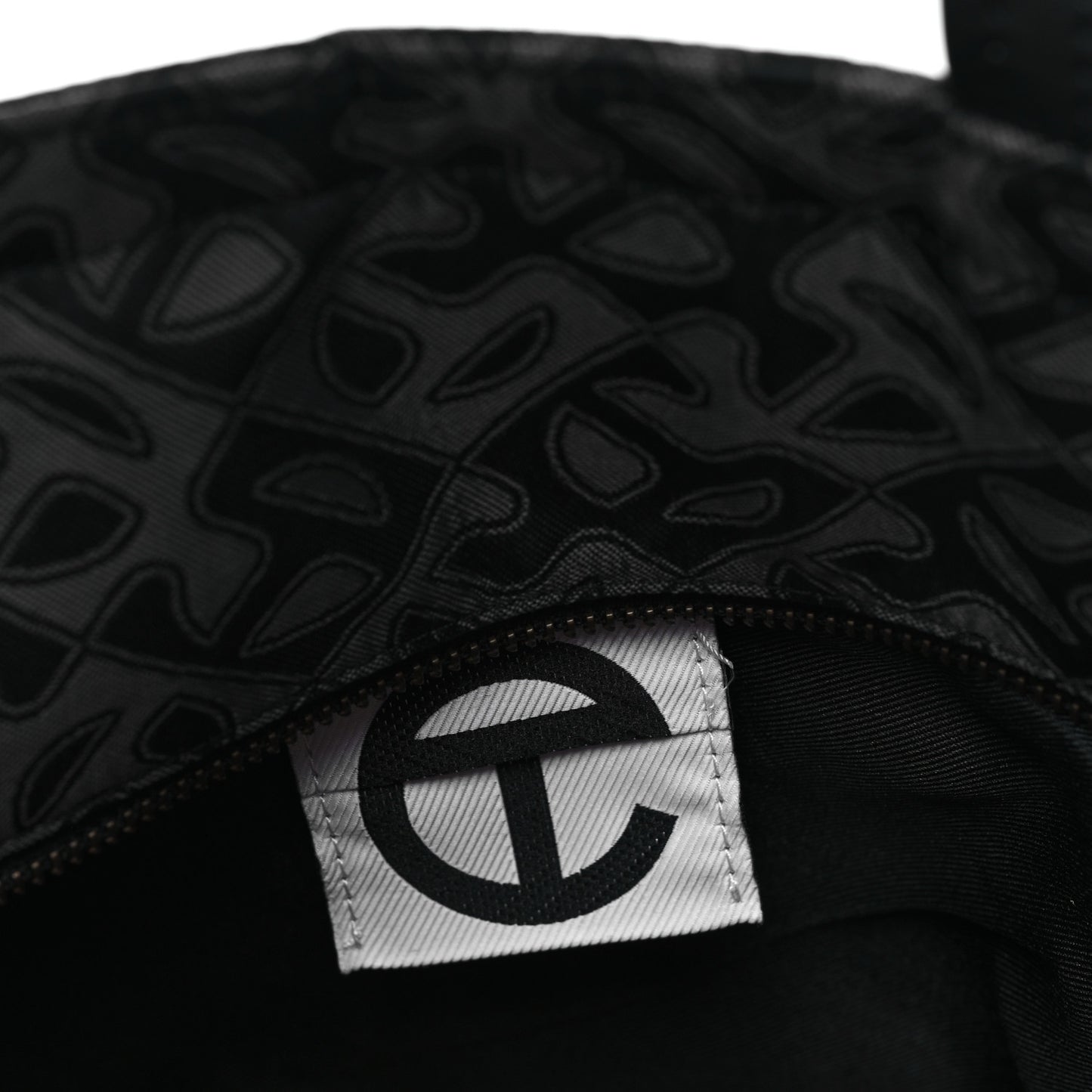 Monogram Jacquard Large Shopping Bag Black