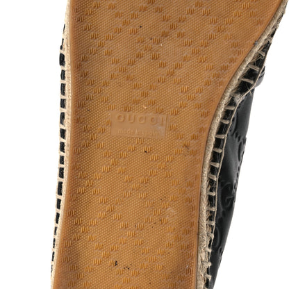 Gucci Guccissima Signature Espadrilles 39 Black 8 of 14