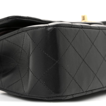 Chanel Lambskin Quilted Small Double Flap Black 9 of 11