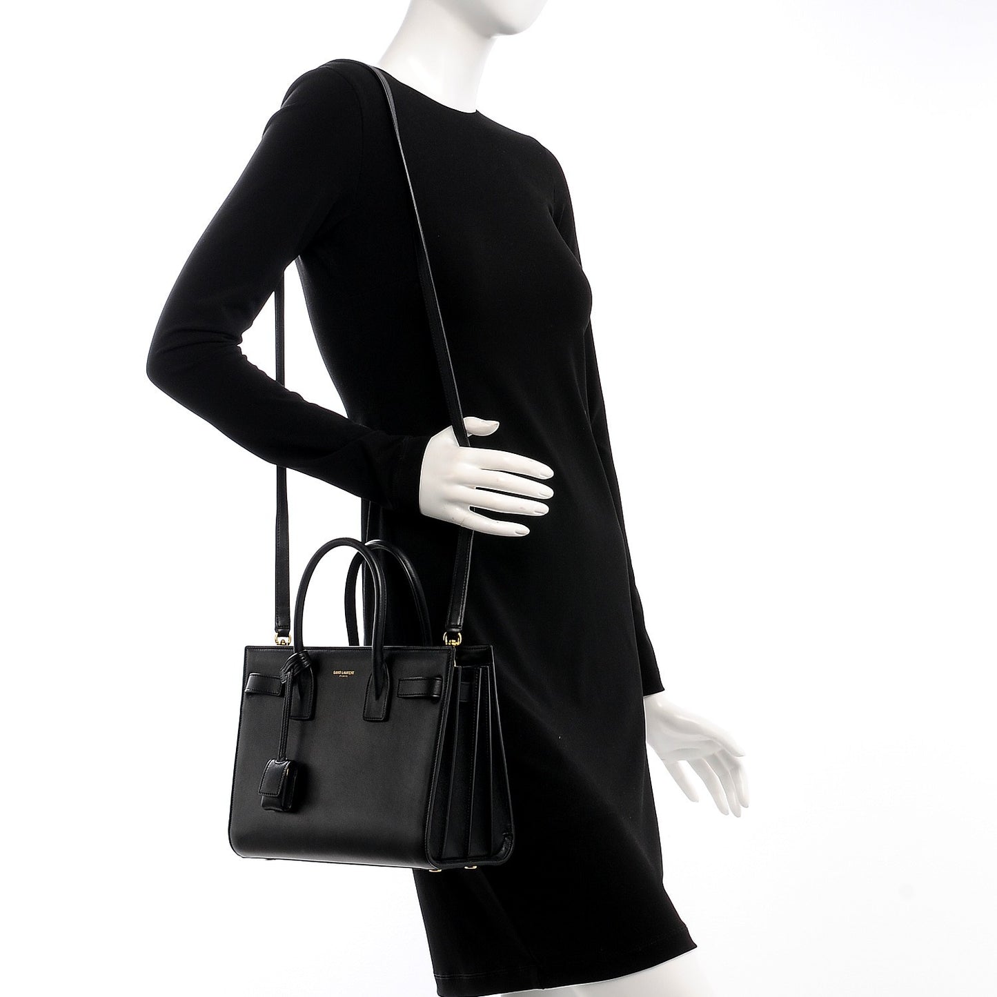 Calfskin Baby Sac De Jour Black