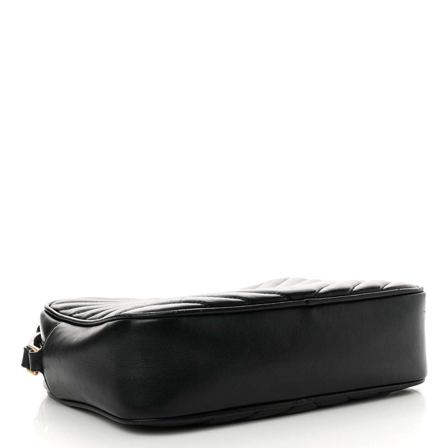 Calfskin Matelasse Monogram Lou Camera Bag Black