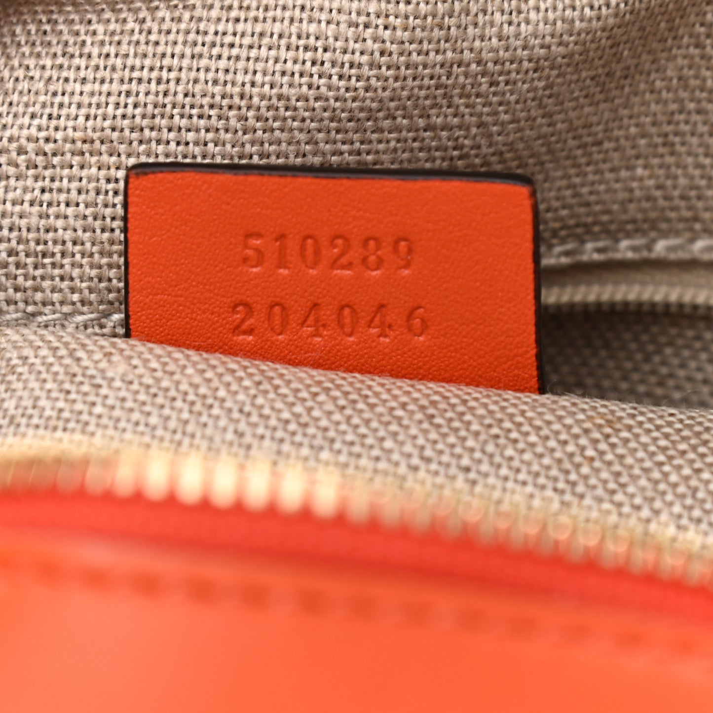 Soft Microguccissima Small Crossbody Bag Sun Orange