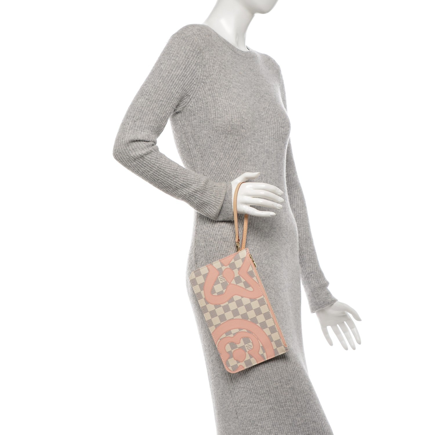 Louis Vuitton Damier Azur Tahitienne Neverfull MM GM Pochette 2 of 7