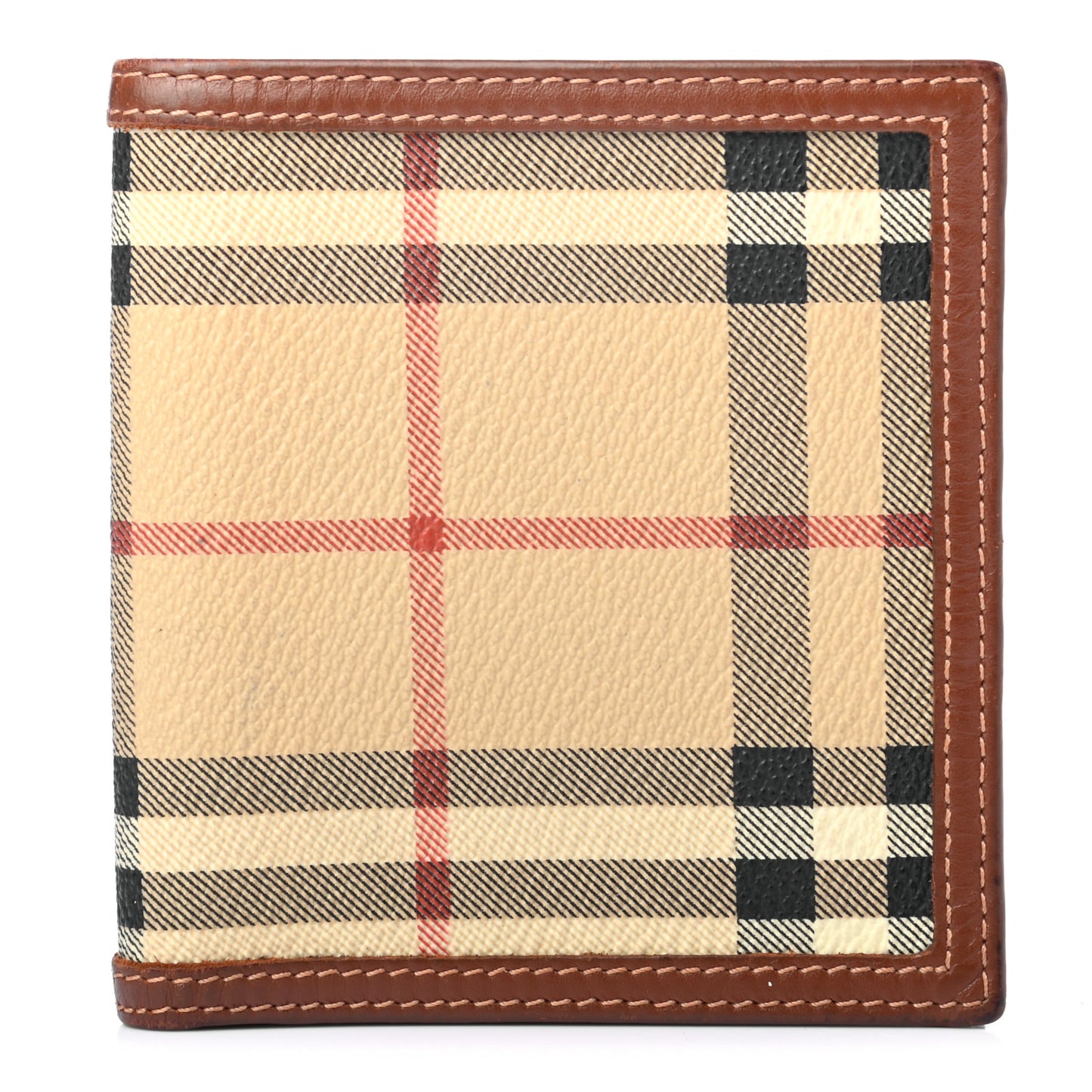 Haymarket Check Bi-Fold Wallet Brown