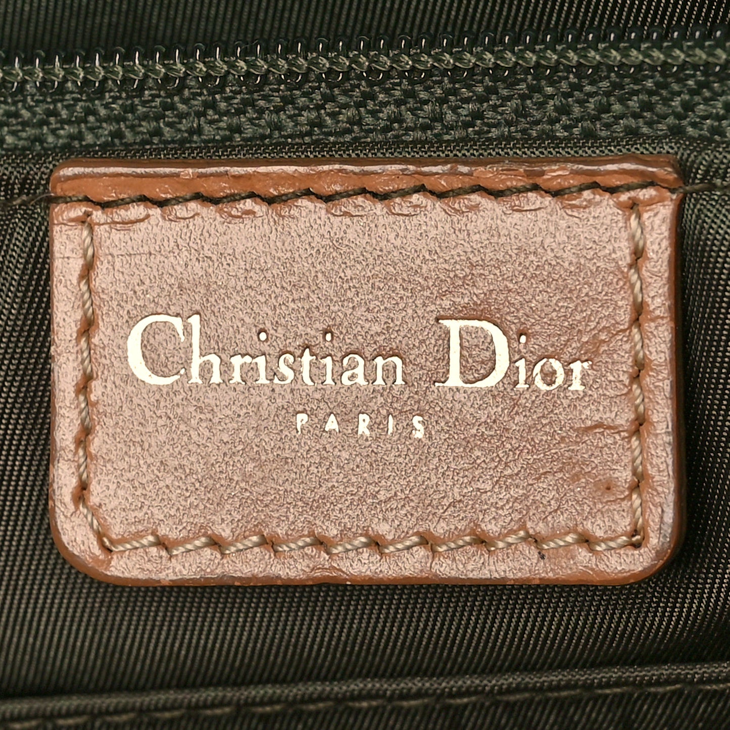 Monogram Saddle Bowler Green