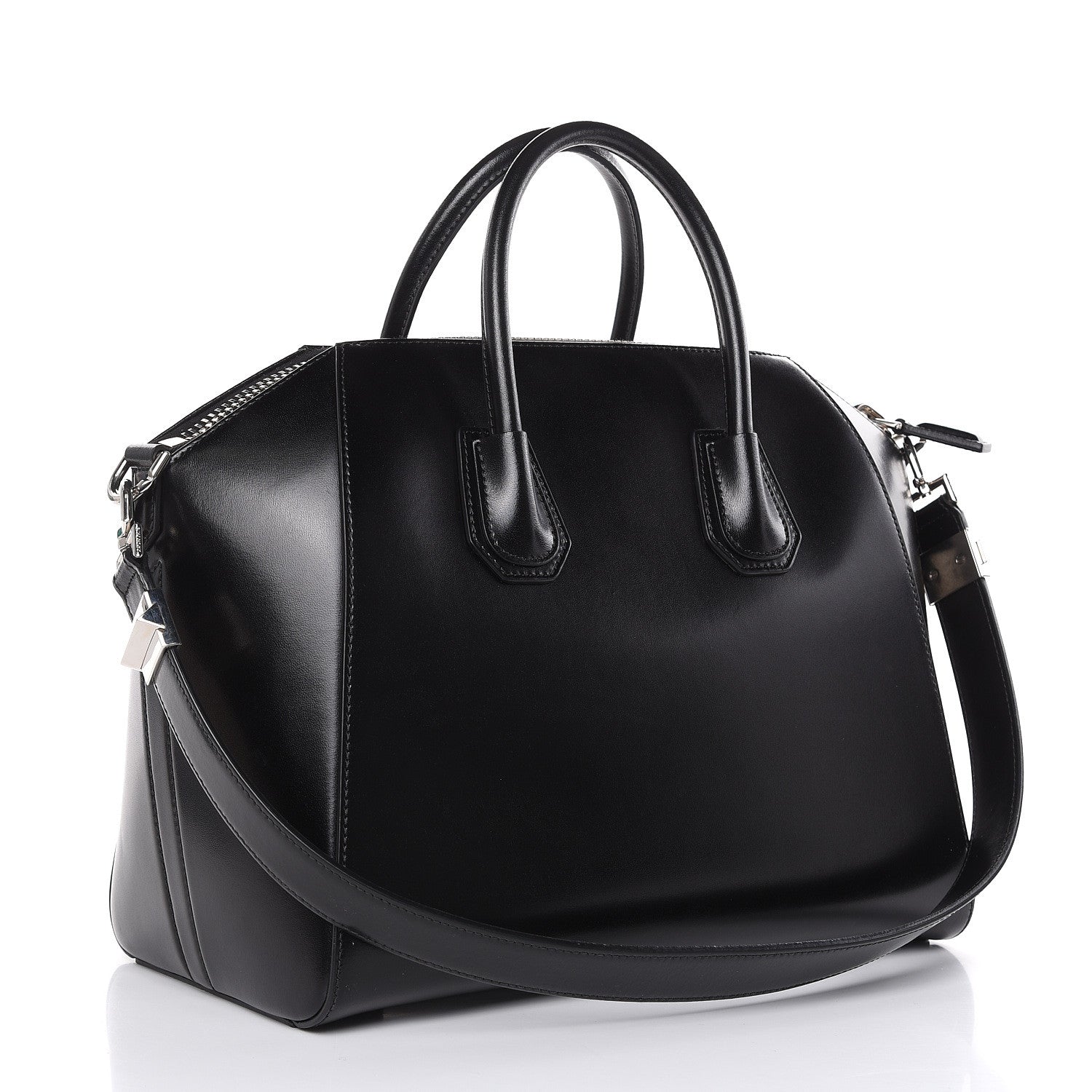 Givenchy Shiny Lord Calfskin Medium Antigona Black 3 of 17