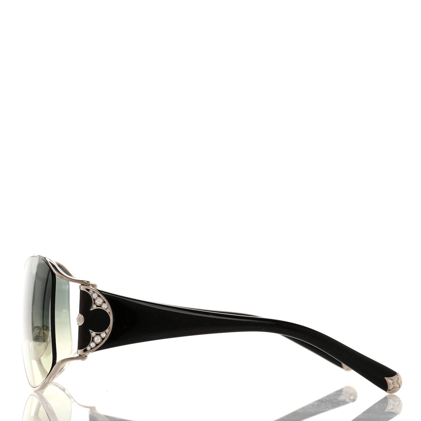 Jasmine Shield Sunglasses Z03050U Black Silver