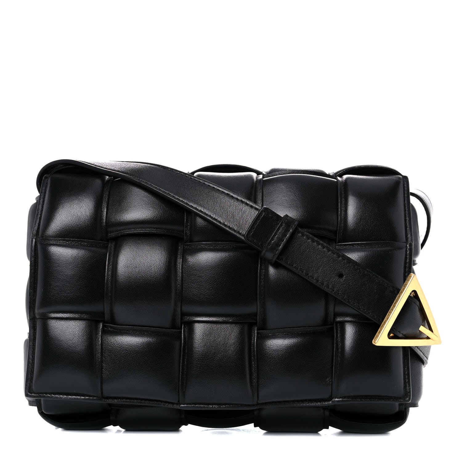 Bottega Veneta Nappa Maxi Intreccio Padded Cassette Crossbody Bag Black 1 of 8