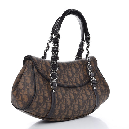 Christian Dior Monogram Romantique Trotter Bag Brown 3 of 8