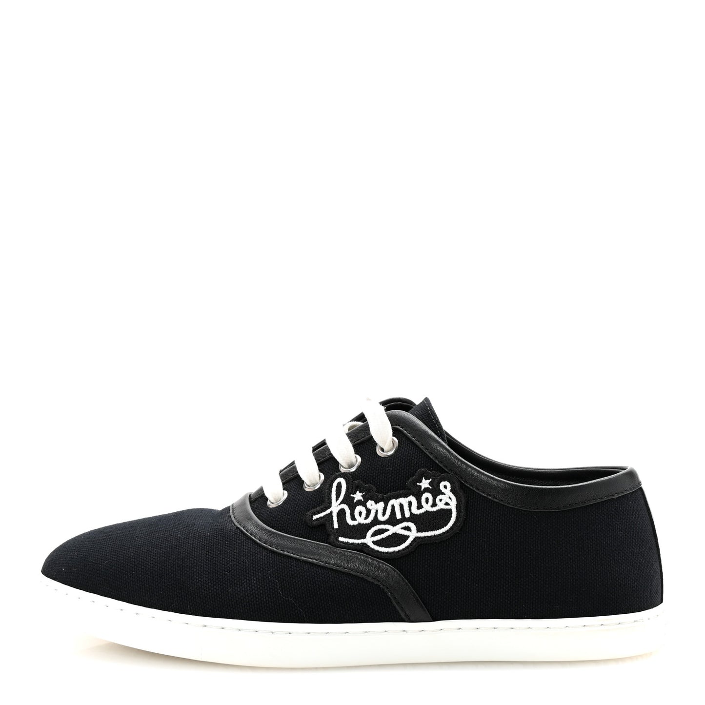 Canvas Embroidered Innocent Sneakers 37 Black