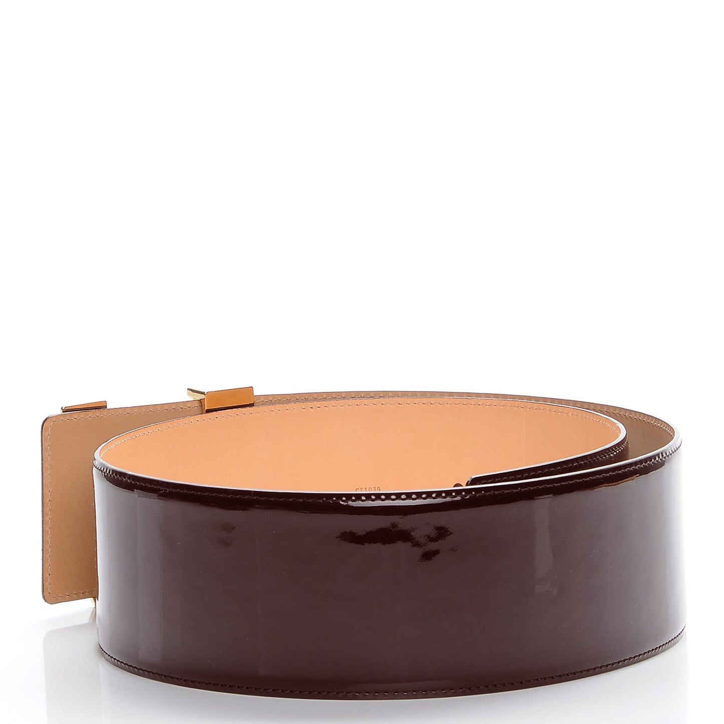 Patent LV Facettes Belt 75 30 Amarante