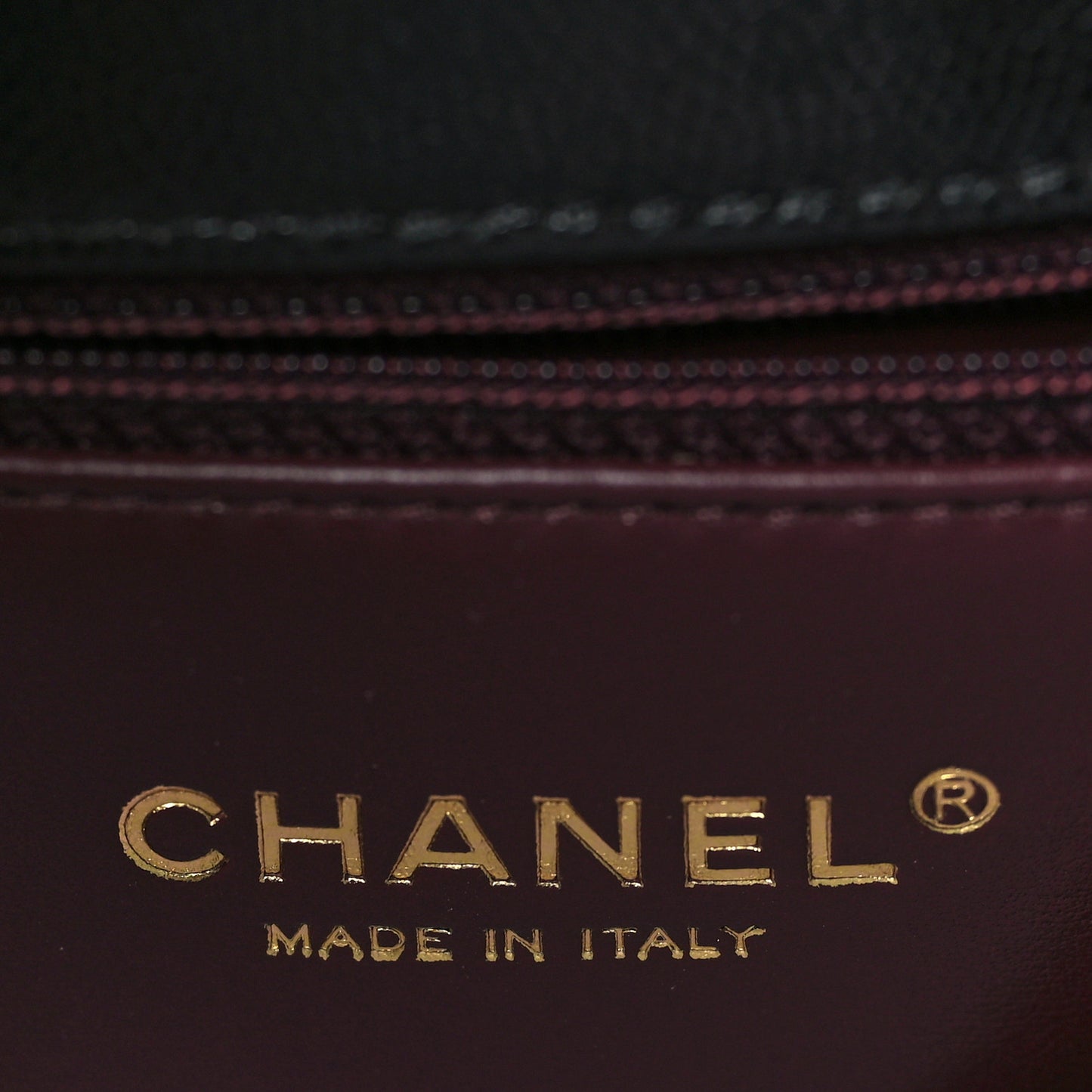 Caviar Quilted Medium Coco Handle Flap Black
