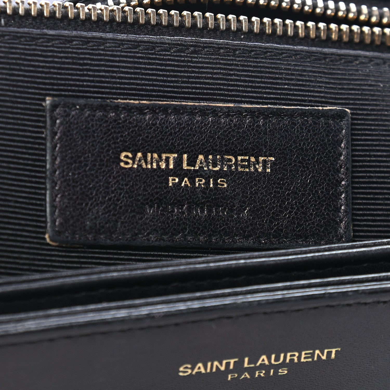 Saint Laurent Smooth Calfskin Medium Classic Monogram Universite Bag Black 6 of 13