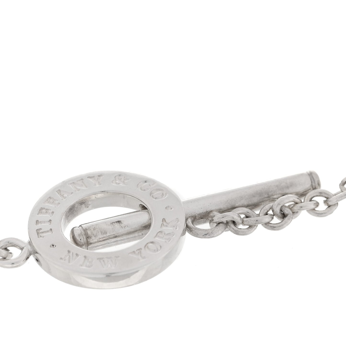 Sterling Silver 4mm Beads Toggle Bracelet