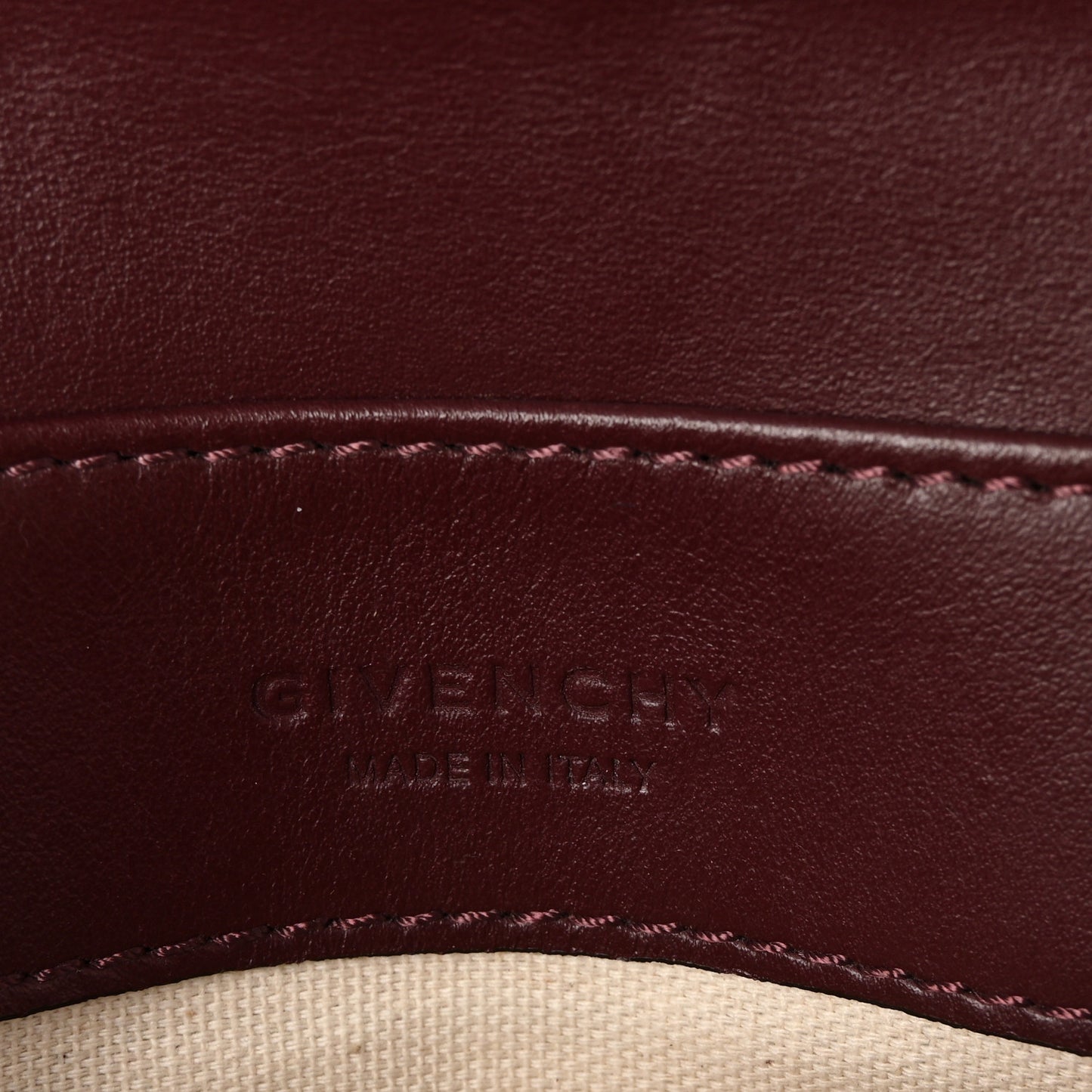 Calfskin Duetto Crossbody Bag Burgundy Pink