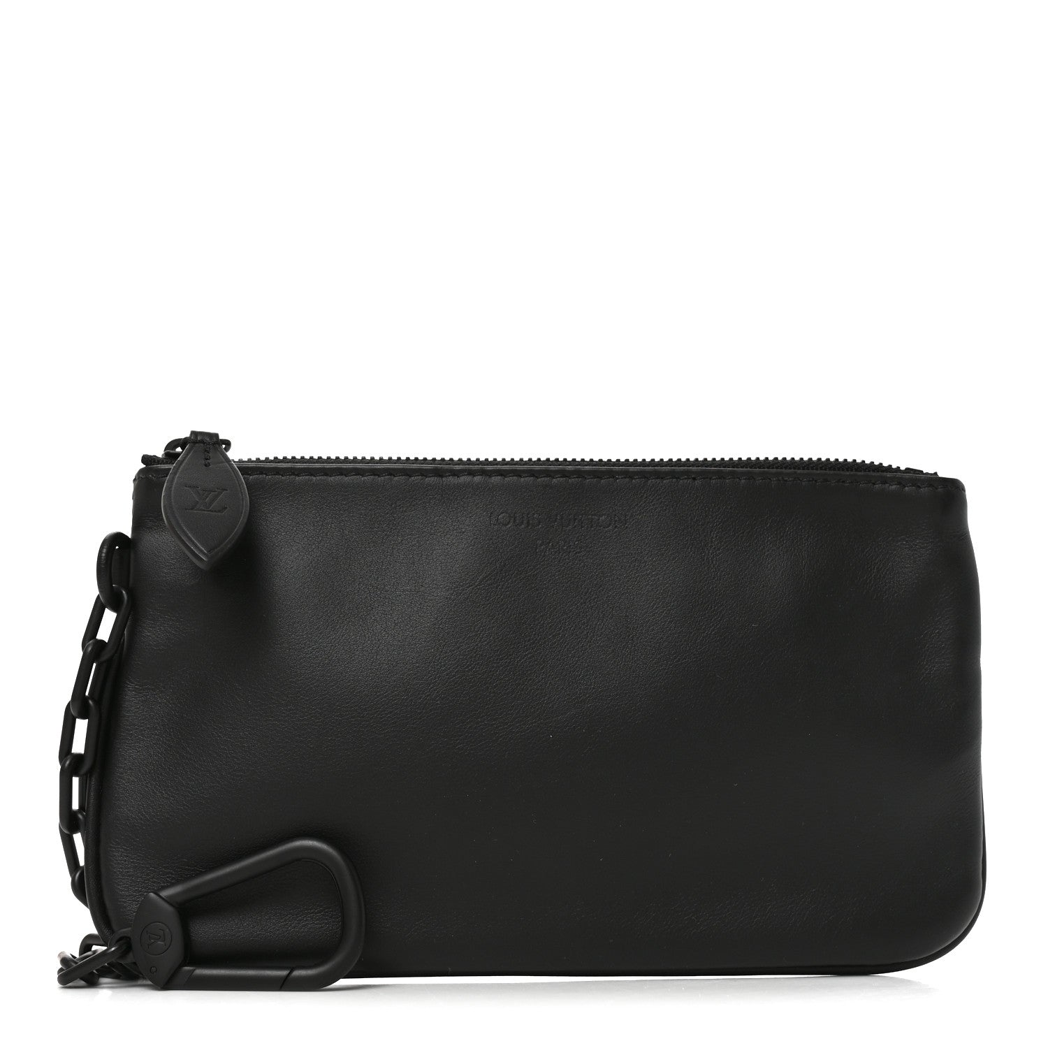Louis Vuitton Calfskin Monogram Speedy P9 Bandouliere 40 Pochette Ultra Black 1 of 8