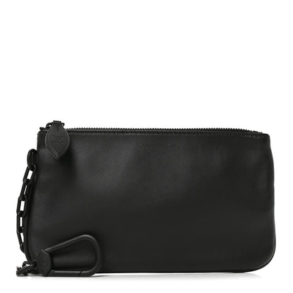 Louis Vuitton Calfskin Monogram Speedy P9 Bandouliere 40 Pochette Ultra Black 1 of 8