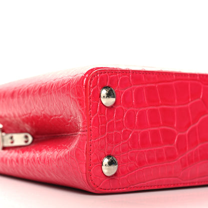 Louis Vuitton Alligator Capucines BB Fuchsia 8 of 9