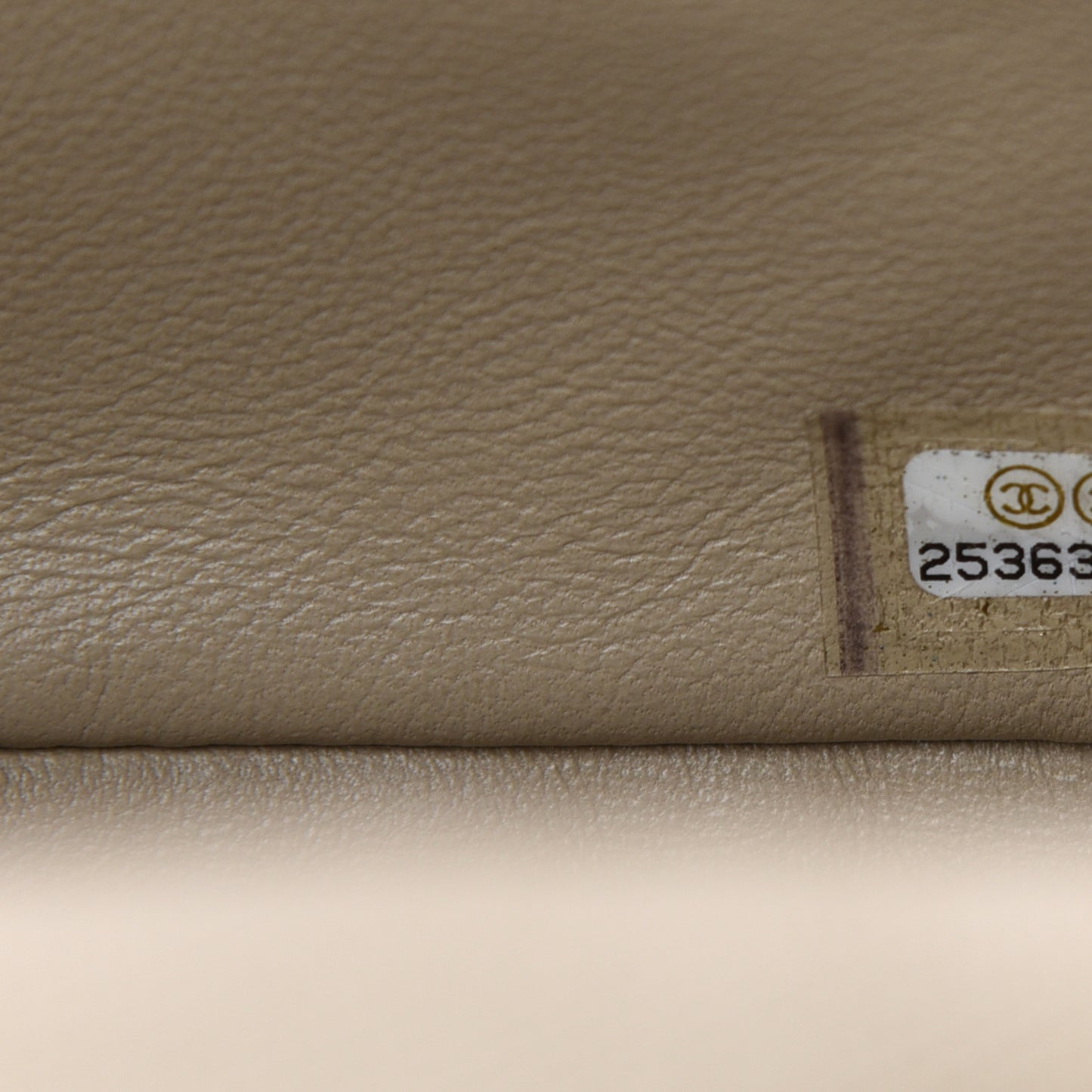 Sequins Chevron Medium Flap Gold