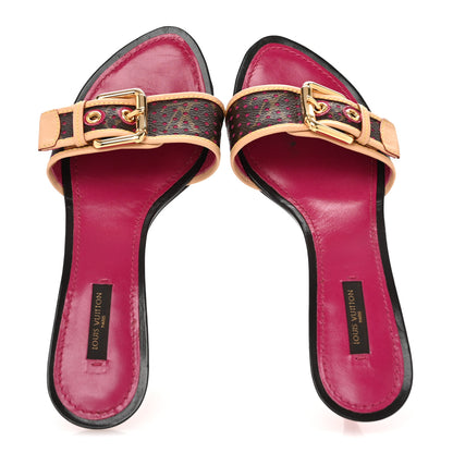 Louis Vuitton Monogram Open Toe Mule 39 Fuschia 2 of 10