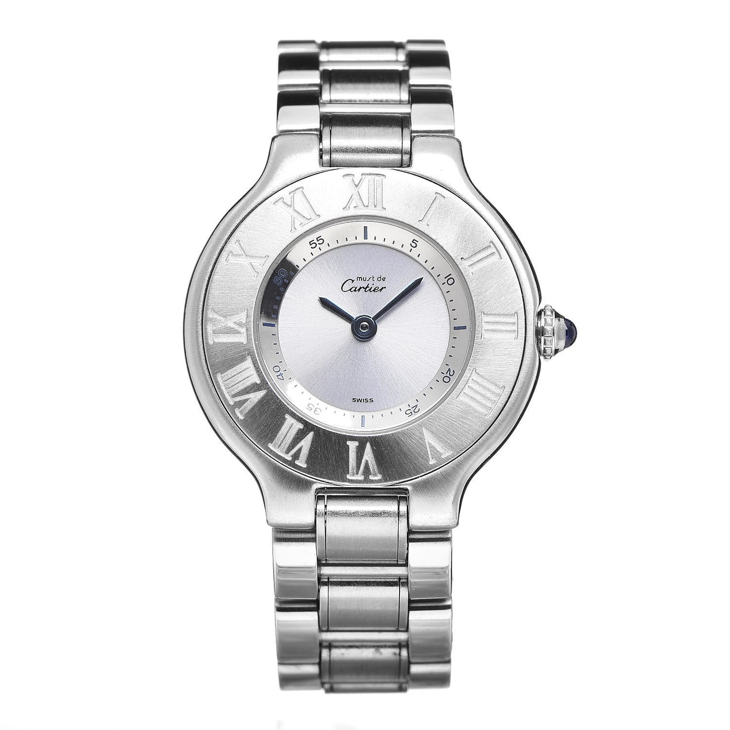 Stainless Steel 28mm Must De 21 Quartz Watch