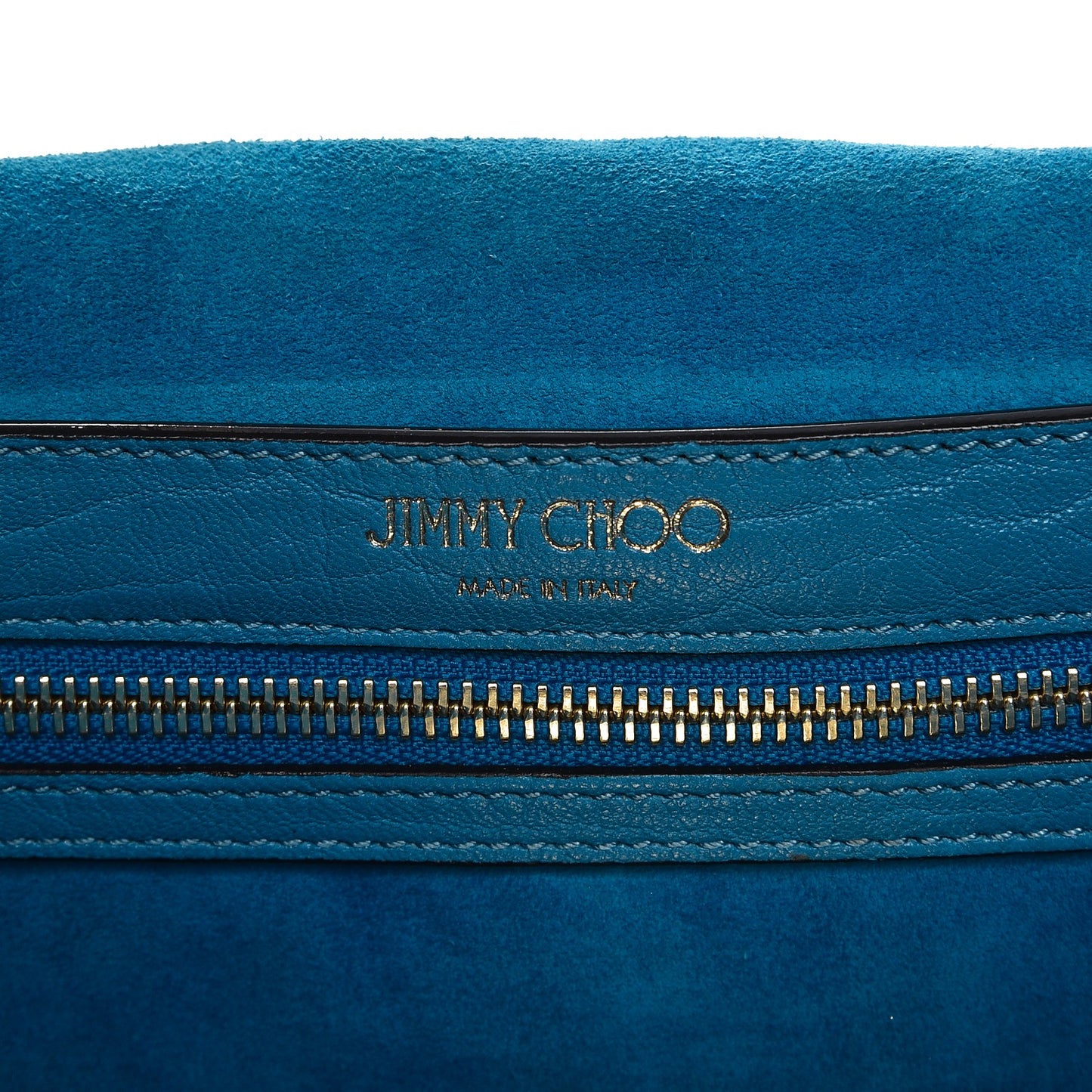 Nappa Grainy Leather Studded Lockett Shoulder Bag Robot Blue Black