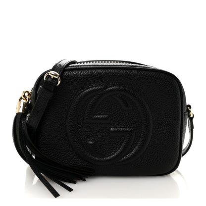 Gucci Pebbled Calfskin Small Soho Disco Bag Black 1 of 19