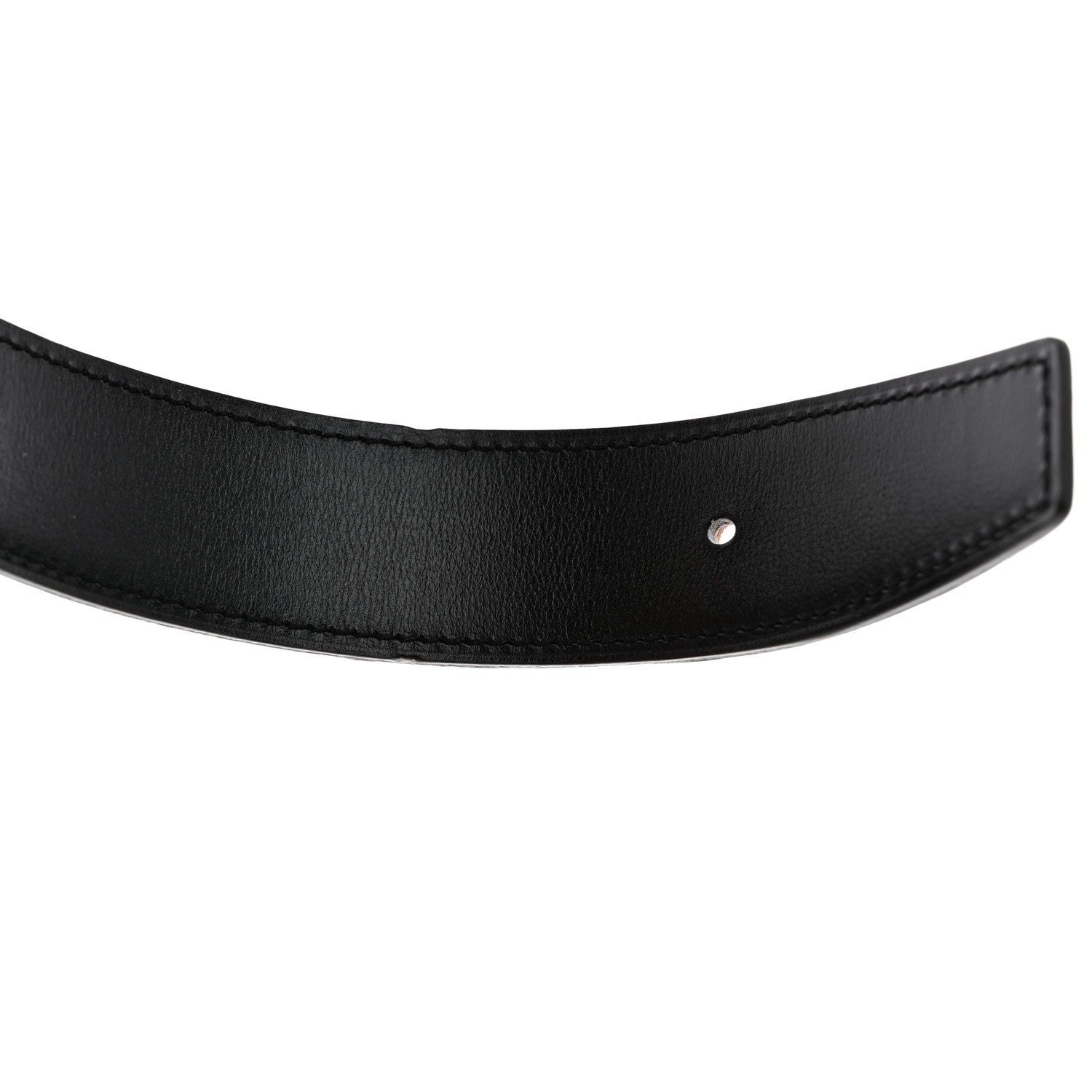 Hermes Box Togo 32mm Guilloche H Belt 90 36 Black Gold 4 of 8