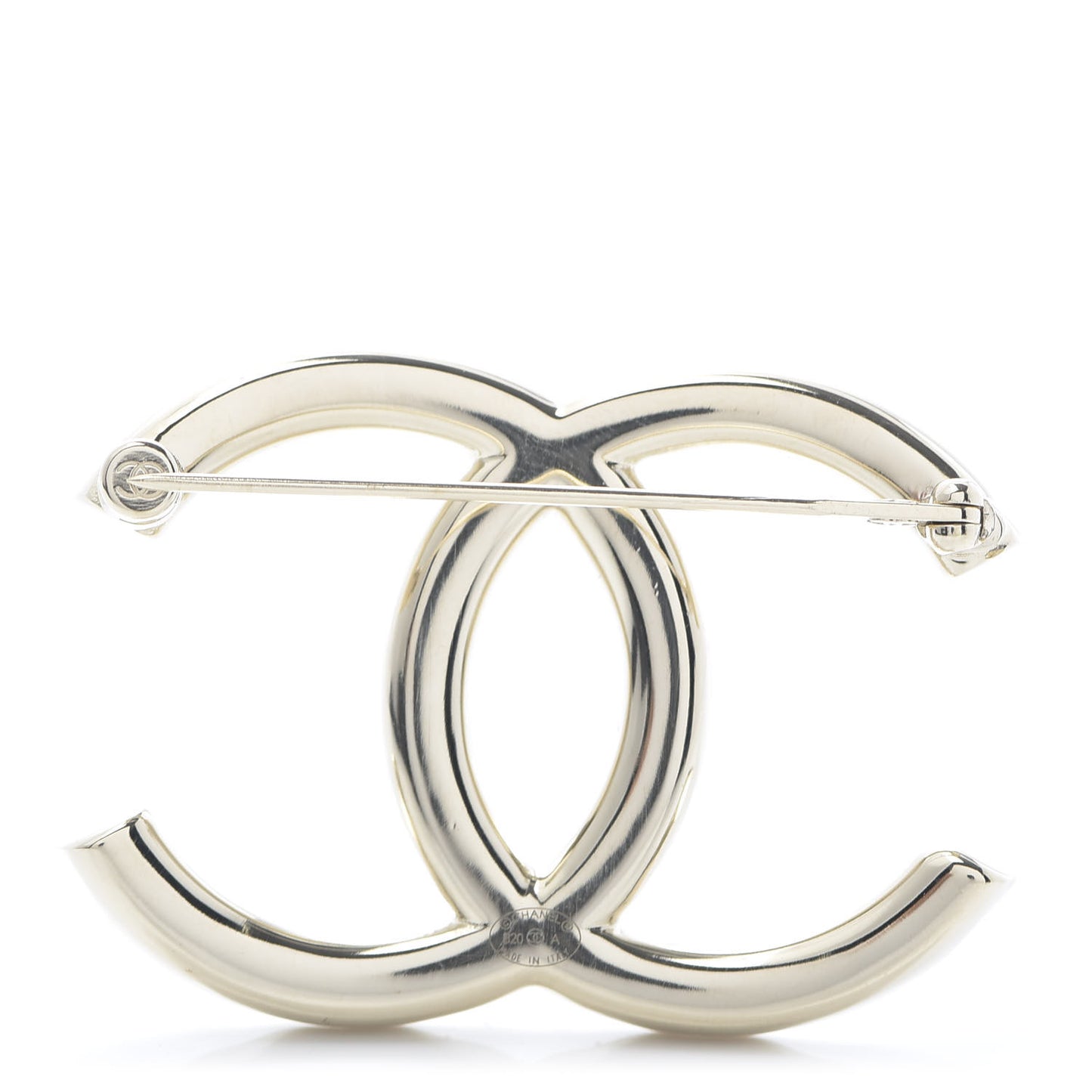 Baguette Crystal High Society CC Brooch Gold