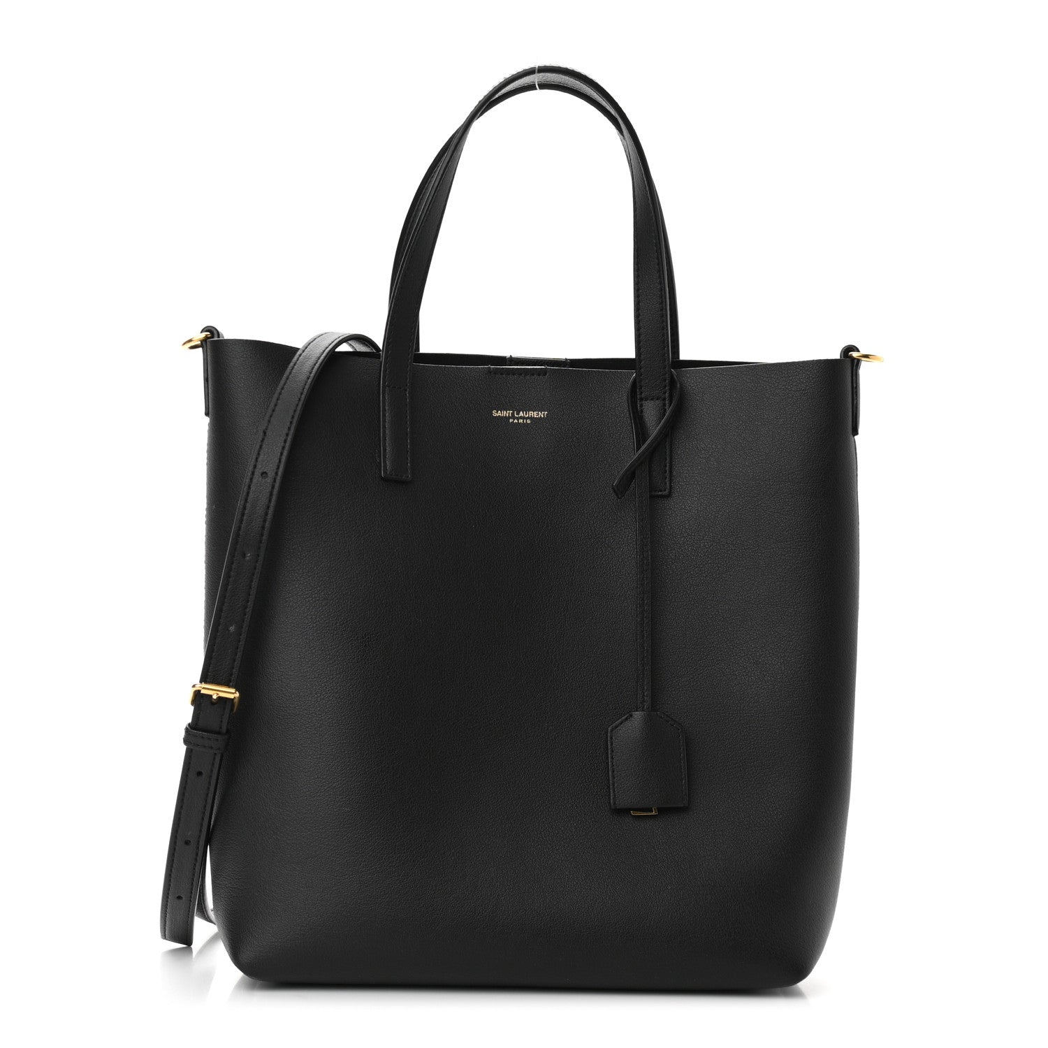 Saint Laurent Calfskin Toy Shopping Tote Black 1 of 10