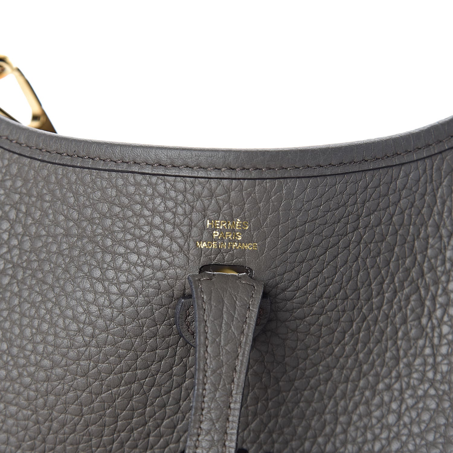Hermes Taurillon Clemence Evelyne TPM Etain 6 of 12