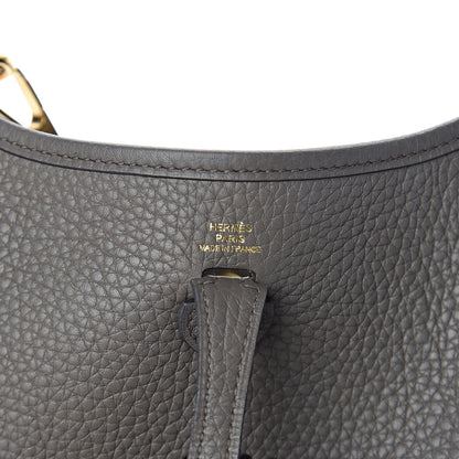 Hermes Taurillon Clemence Evelyne TPM Etain 6 of 12