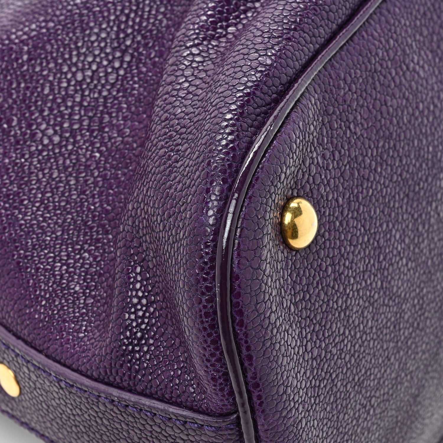 Saint Laurent Calfskin Large Muse Purple 9 of 13