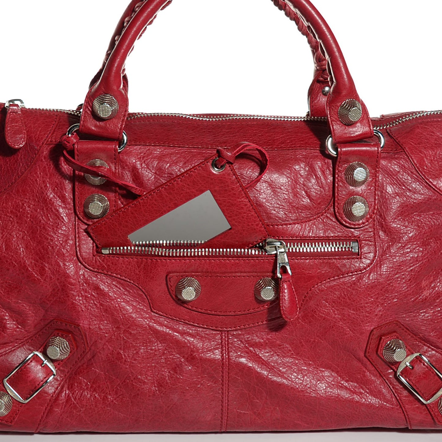 Agneau Giant 21 Silver Hardware Work Rubisse