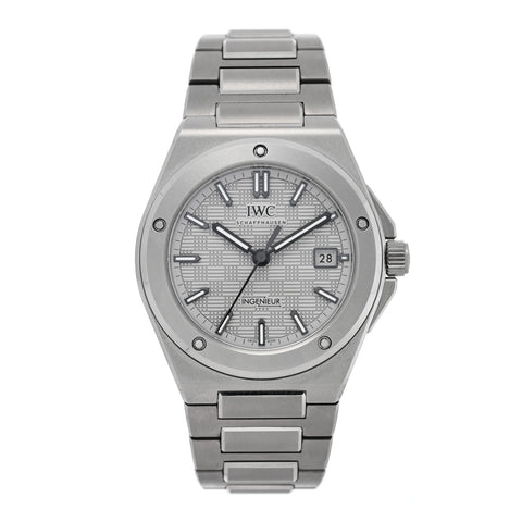 Titanium 40mm Ingenieur Automatic Watch Silver IW328904