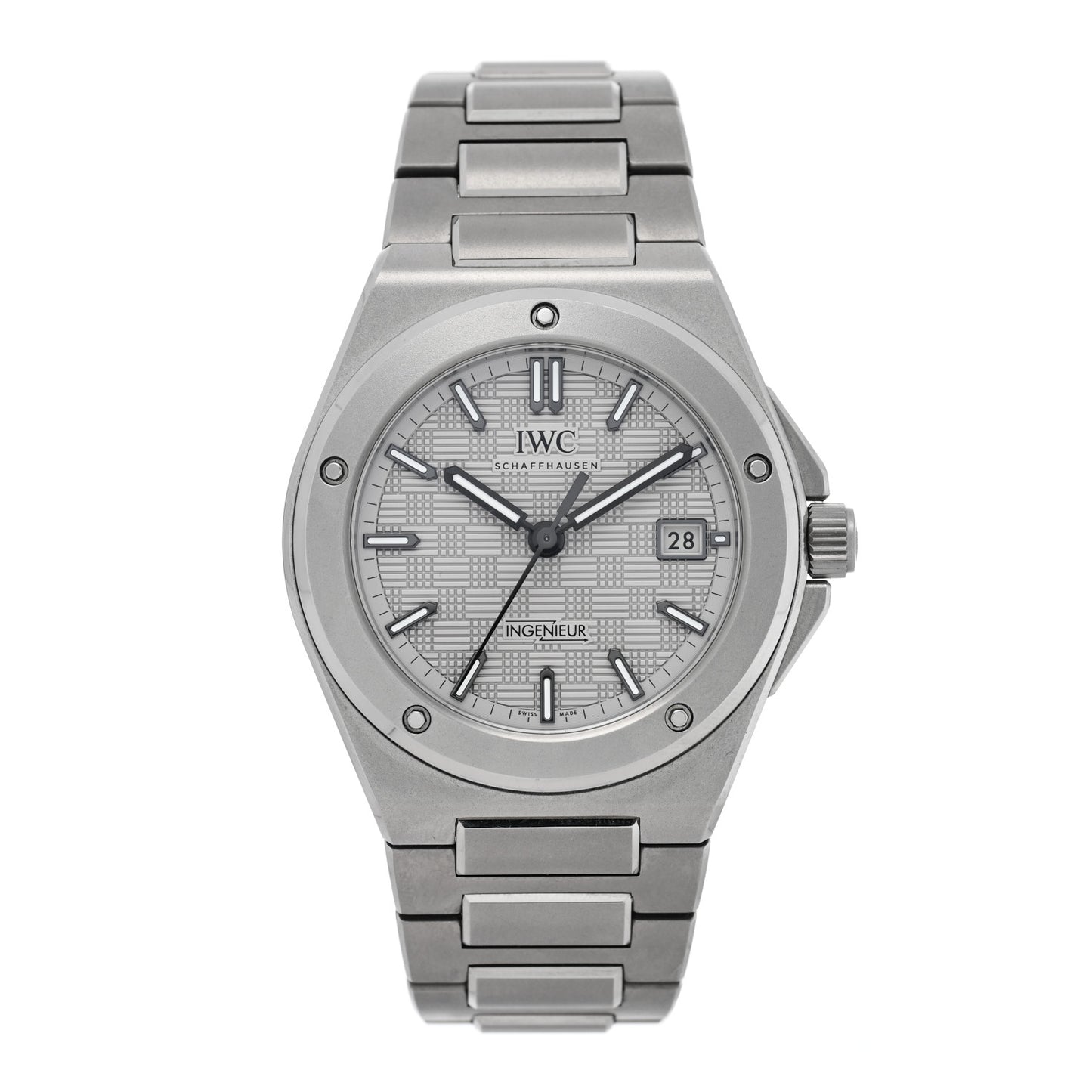 Titanium 40mm Ingenieur Automatic Watch Silver IW328904