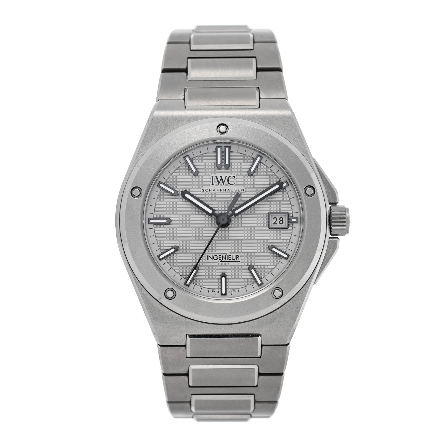 IWC Titanium 40mm Ingenieur Automatic Watch Silver IW328904 1 of 5
