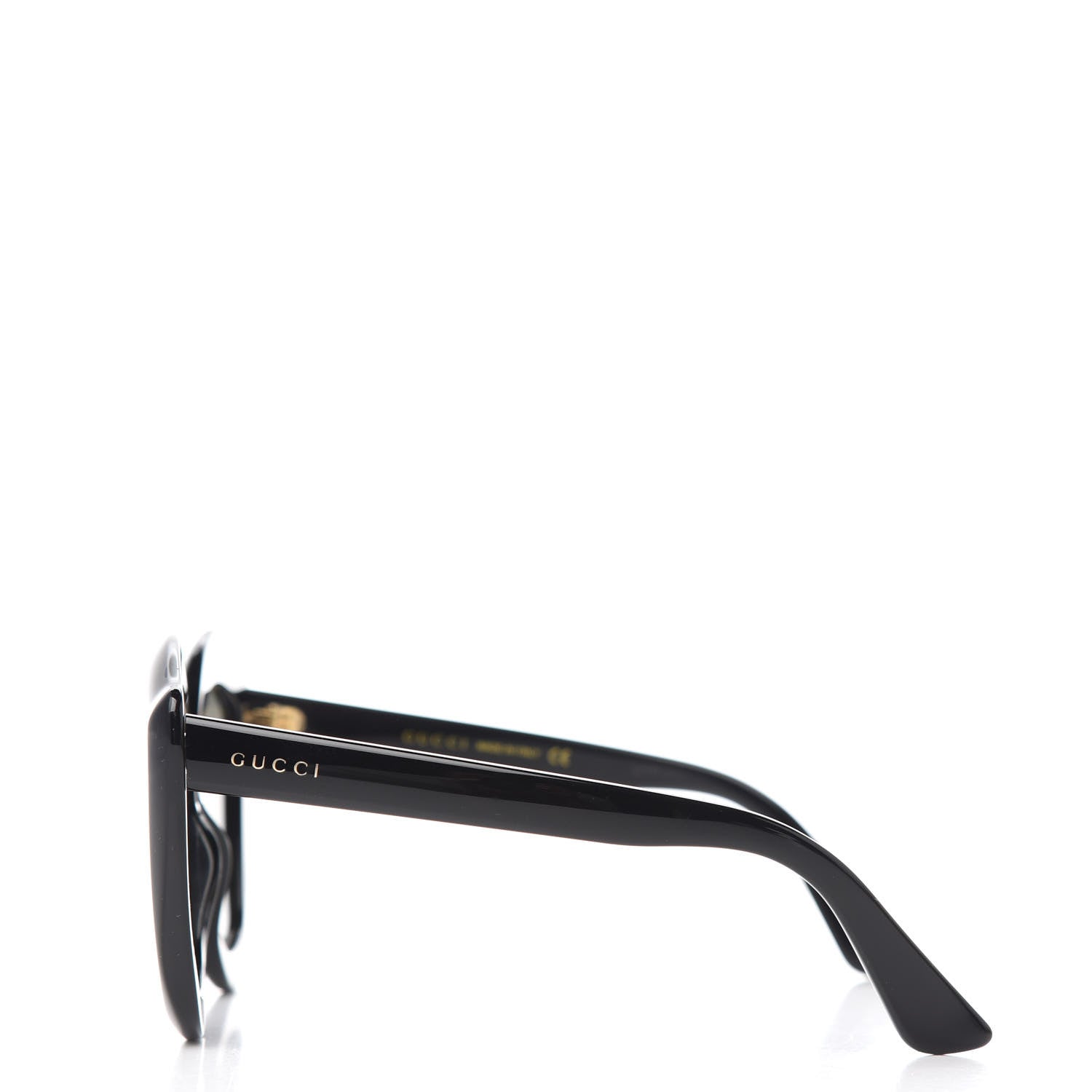 Gucci Cat Eye GG0117S Sunglasses Black 3 of 7