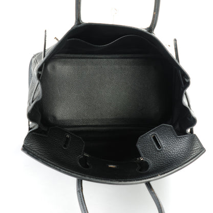 Hermes Taurillon Clemence Birkin 30 Black 21 of 31